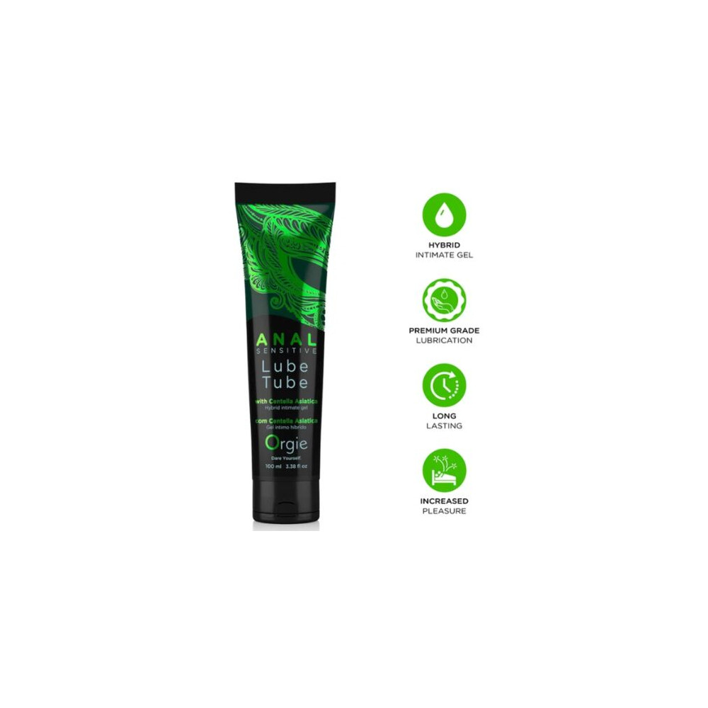 LUBE TUBE ANAL SENSITIVE GEL ÍNTIMO HÍBRIDO PARA SEXO ANAL 100 ML