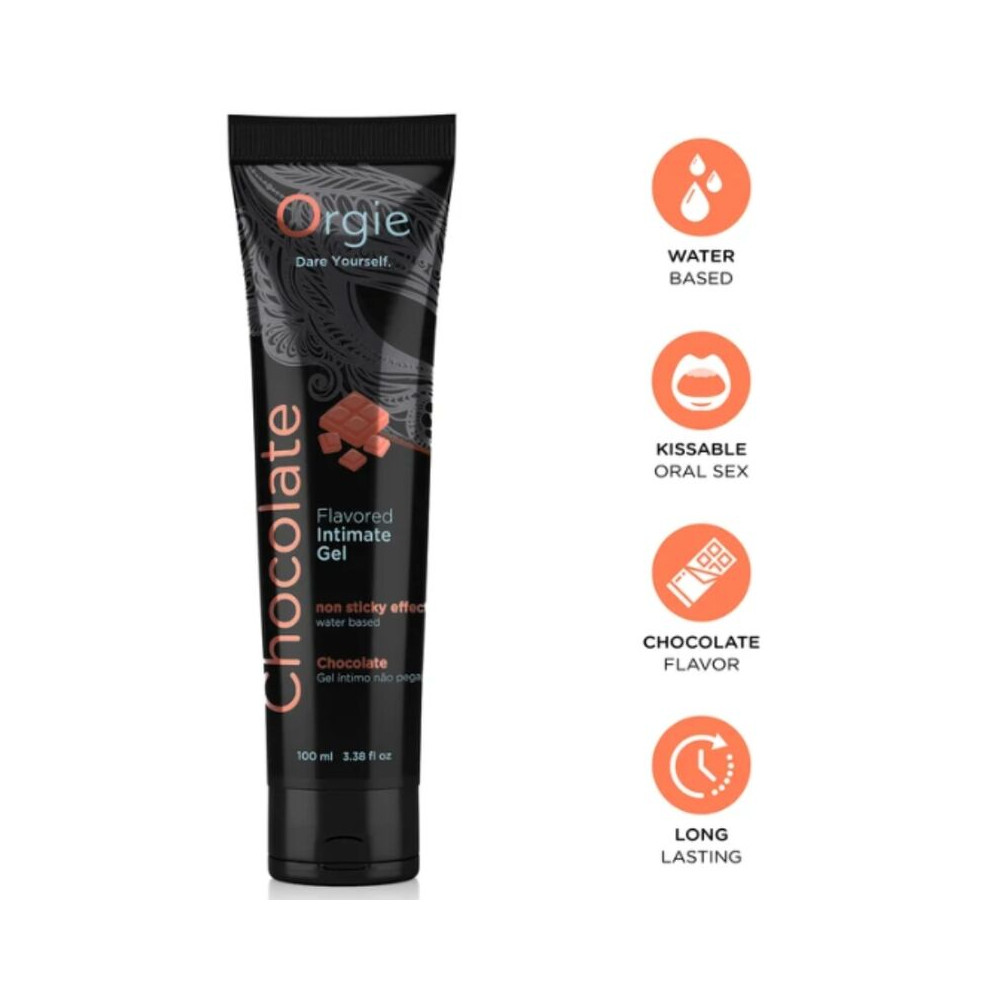 LUBE TUBE CHOCOLATE GEL ÍNTIMO BESABLE BASE AGUA 100 ML