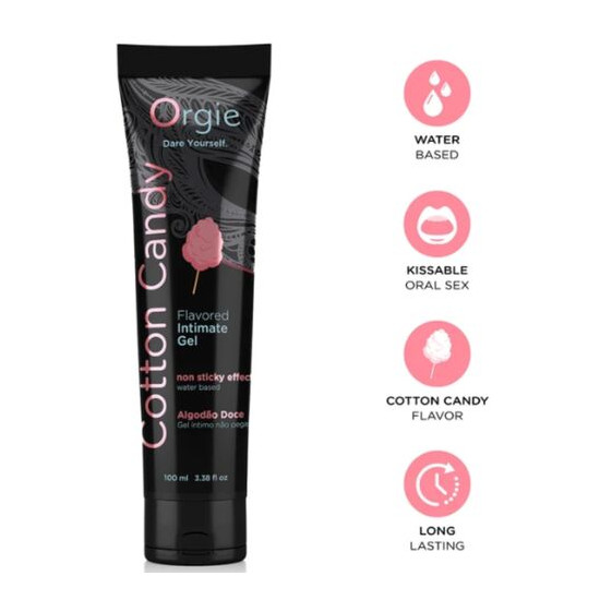 LUBRICANTE GEL ÍNTIMO BESABLE BASE AGUA ALGODÓN DE AZÚCAR 100 ML