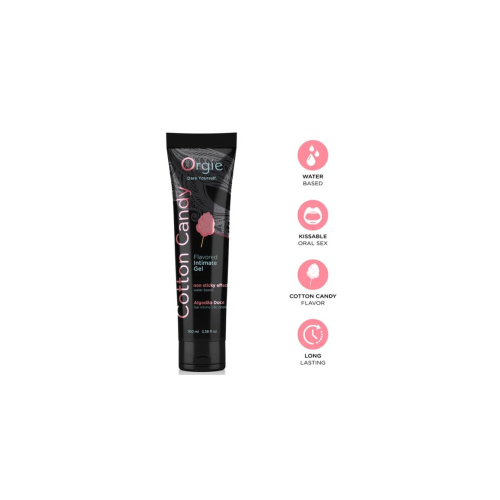 LUBRICANTE GEL ÍNTIMO BESABLE BASE AGUA ALGODÓN DE AZÚCAR 100 ML