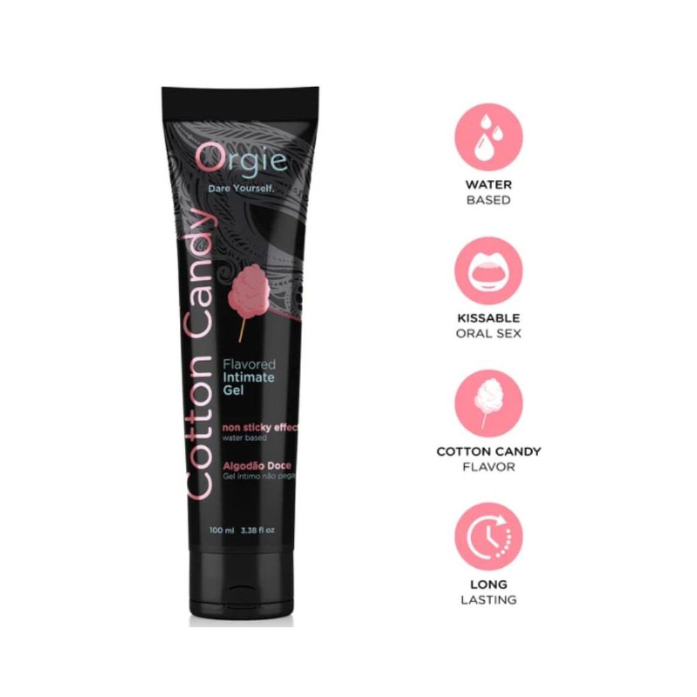 LUBRICANTE GEL ÍNTIMO BESABLE BASE AGUA ALGODÓN DE AZÚCAR 100 ML
