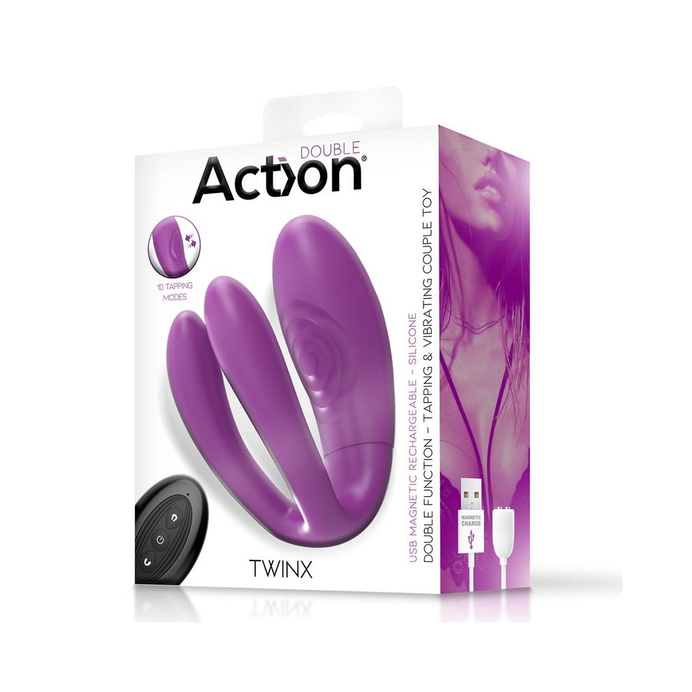 Twinx Vibrador para Parejas con Tapping