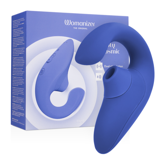 Blend Estimulador Vibrador Rabbit Azul