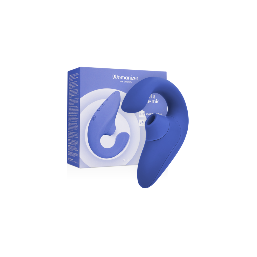 Blend Estimulador Vibrador Rabbit Azul