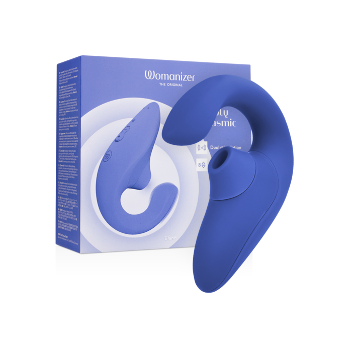 Blend Estimulador Vibrador Rabbit Azul