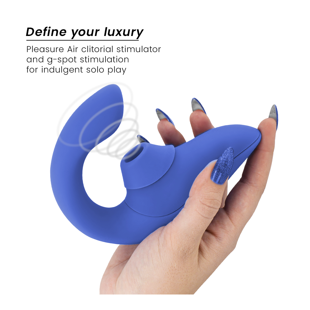 Blend Estimulador Vibrador Rabbit Azul