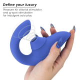 Blend Estimulador Vibrador Rabbit Azul
