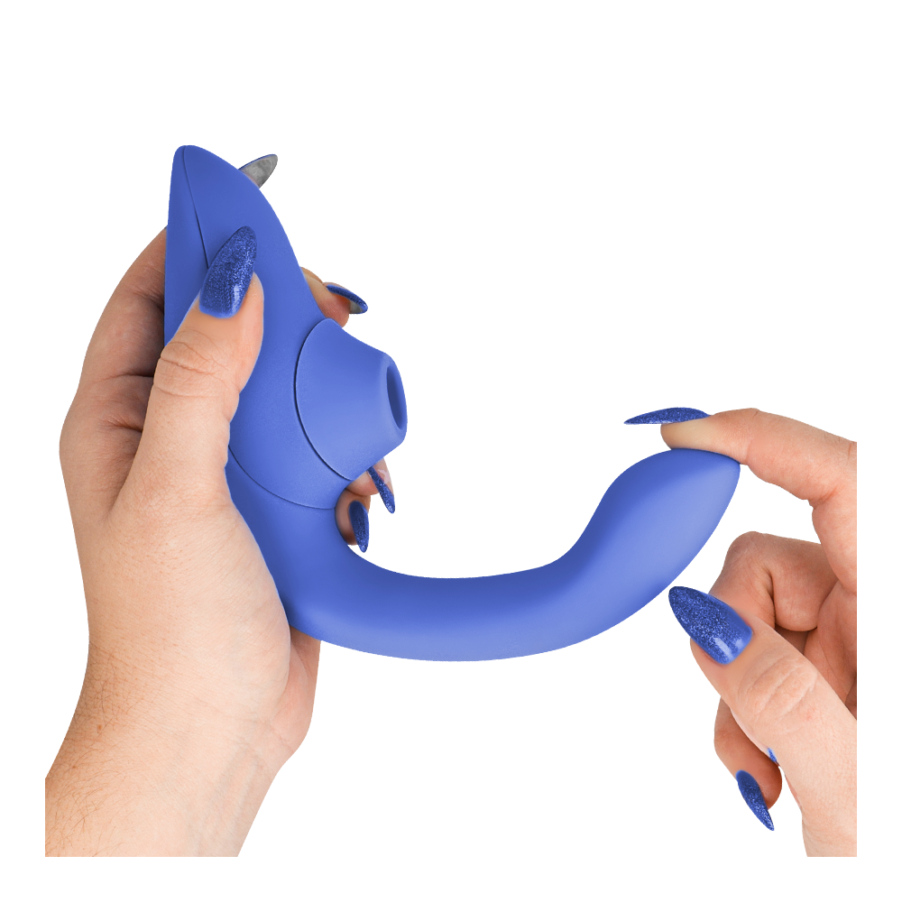 Blend Estimulador Vibrador Rabbit Azul