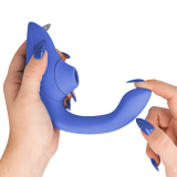 Blend Estimulador Vibrador Rabbit Azul
