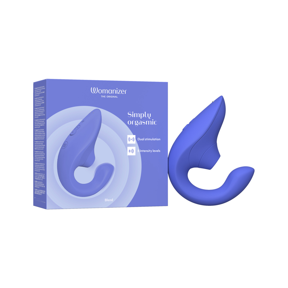 Blend Estimulador Vibrador Rabbit Azul