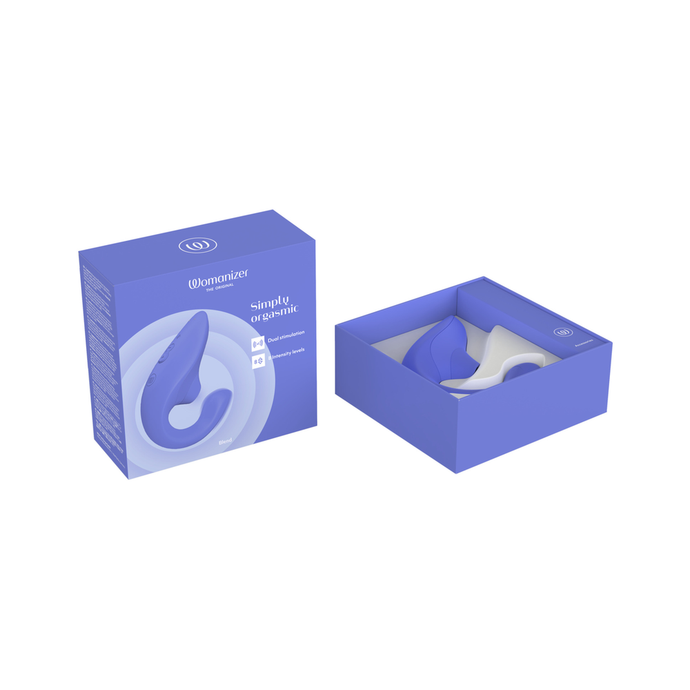 Blend Estimulador Vibrador Rabbit Azul