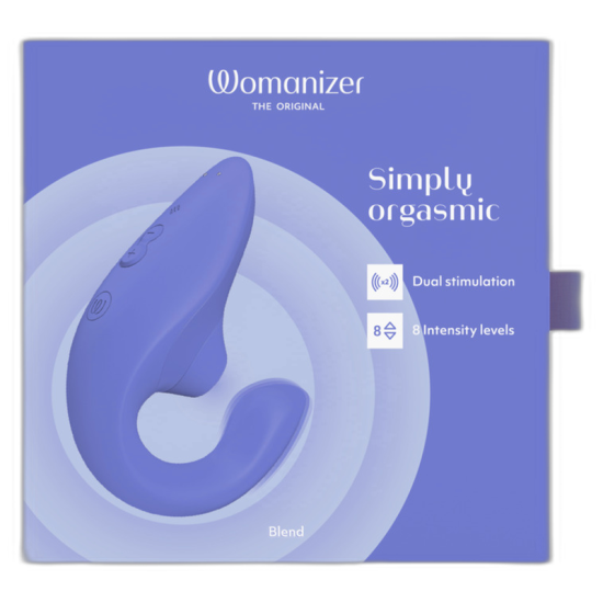 Blend Estimulador Vibrador Rabbit Azul