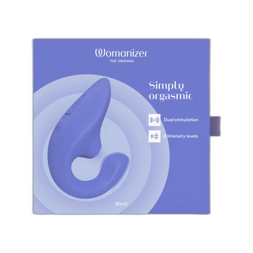 Blend Estimulador Vibrador Rabbit Azul