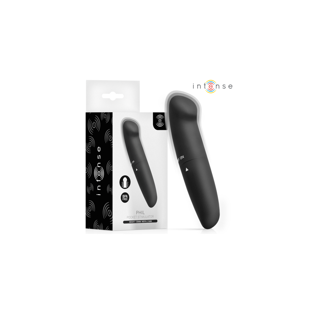 Phil Vibrador Punto G negro 13 cm