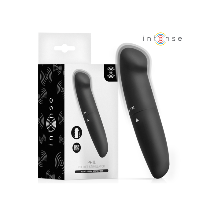 Phil Vibrador Punto G negro 13 cm