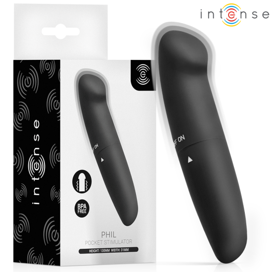 Phil Vibrador Punto G negro 13 cm
