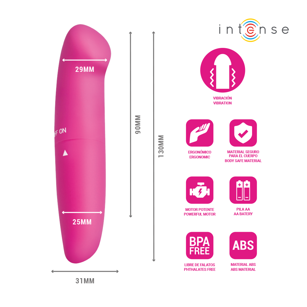 Phil Vibrador Punto G Rosa 13 cm