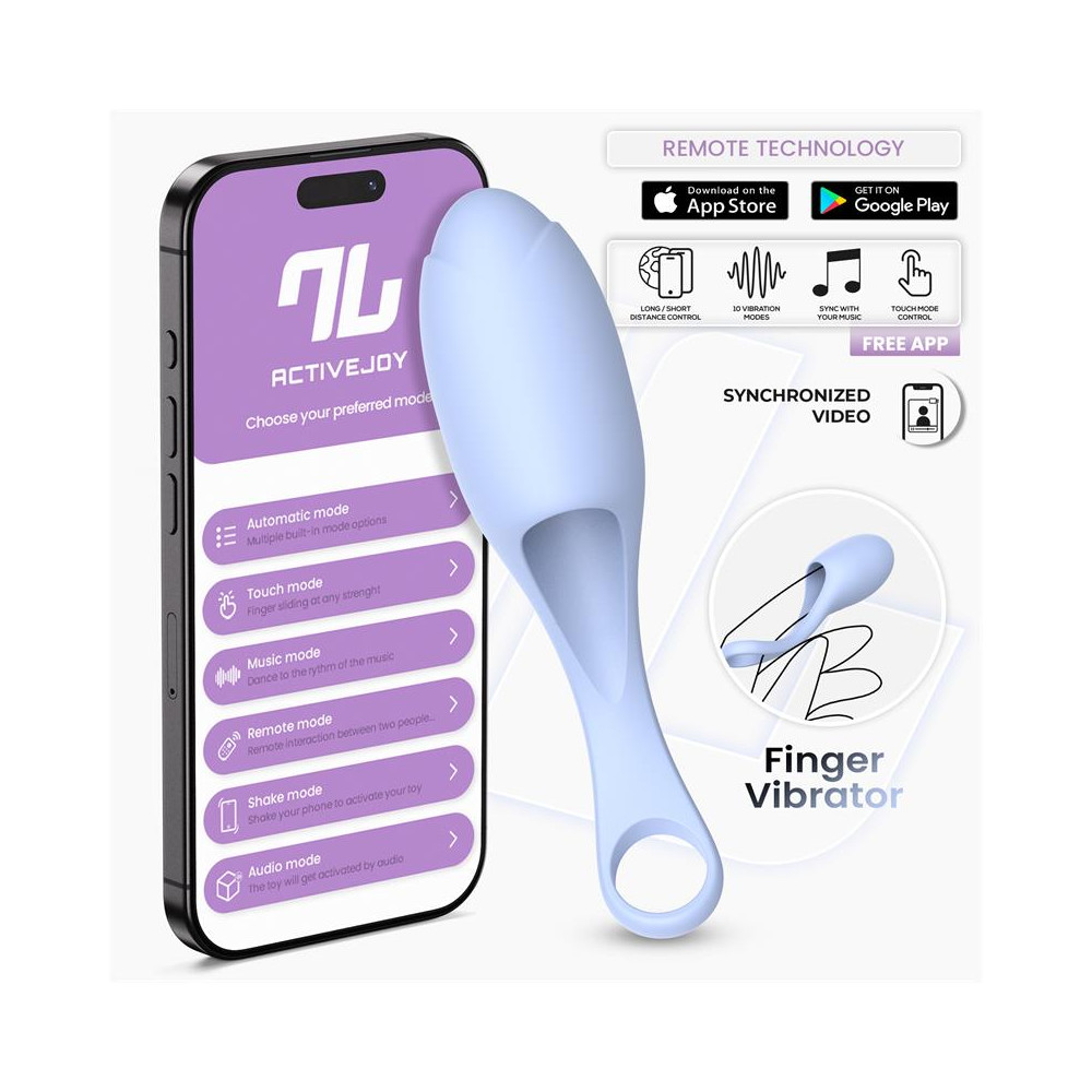 Lory Estimulador para el Dedo con Vibración y APP