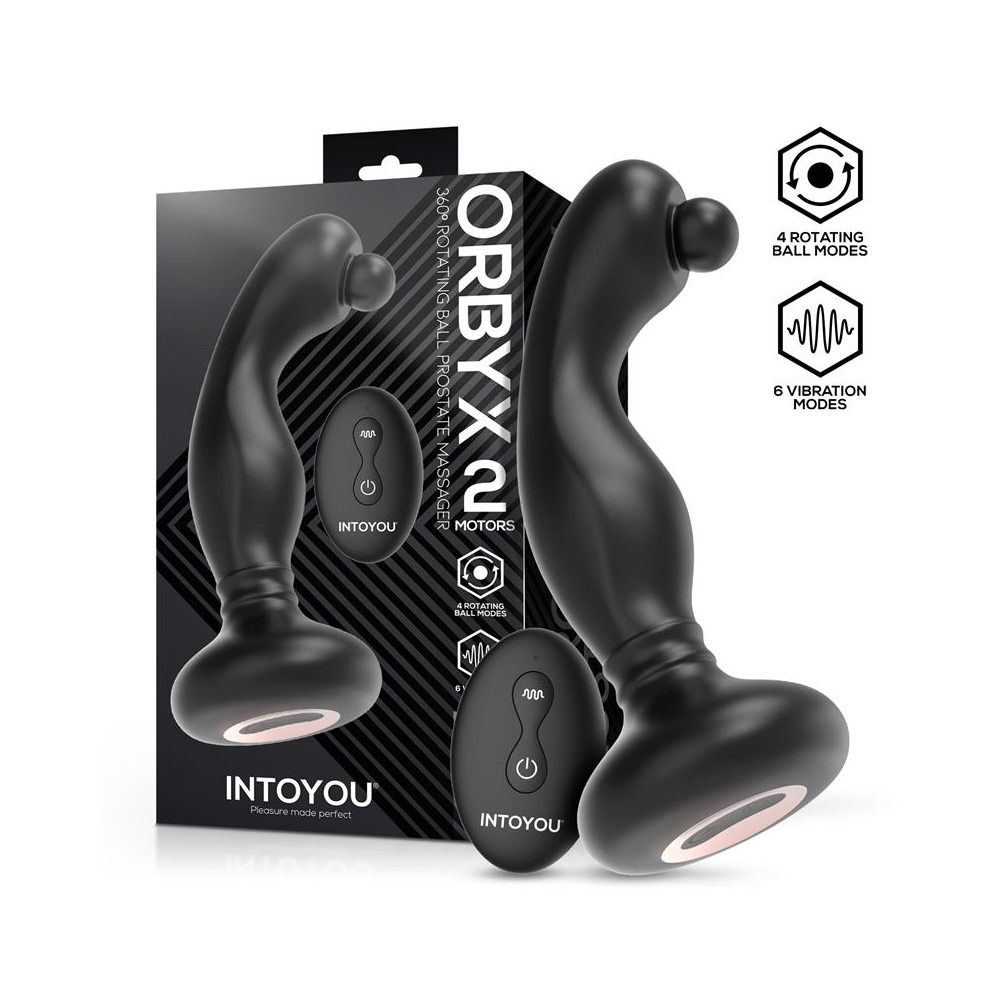 Orbyx Masajeador Prostático con Rotación, Vibración y Control Remoto