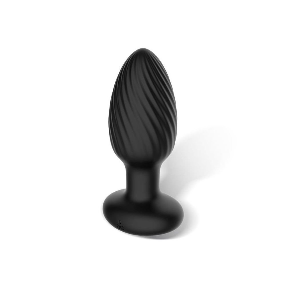 Drago Plug Anal Vibración, Movimiento Twister 360º y Control Remoto