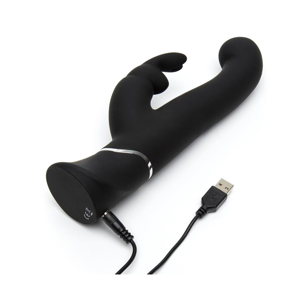 Vibrador G-Spot Stroker Rabbit Negro