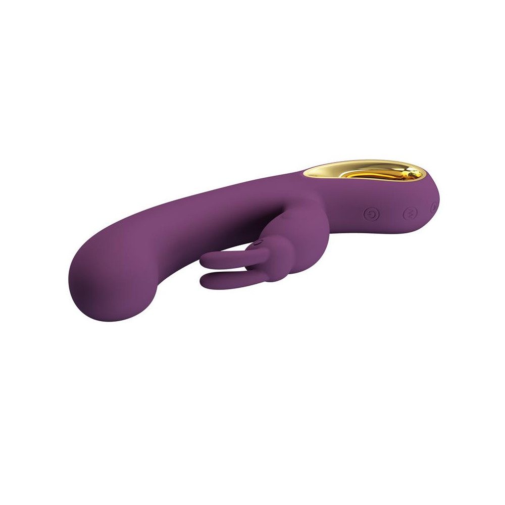Liam Vibrador Punto G Silicona con APP Morado
