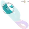 VIBRADOR RABBIT CON ESTIMULADOR ROTATORIO DEL PUNTO G AZUL INTENSE