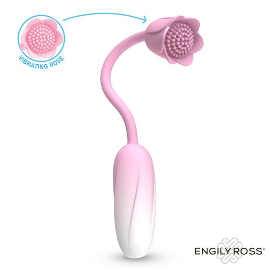 Florae Huevo Vibrador con Rosa Estimuladora
