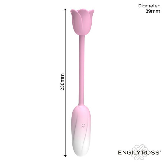 Florae Huevo Vibrador con Rosa Estimuladora