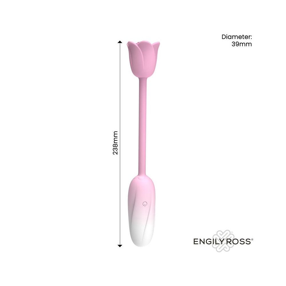 Florae Huevo Vibrador con Rosa Estimuladora