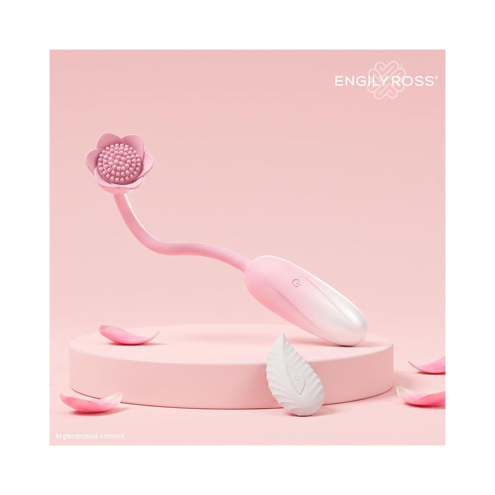 Florae Huevo Vibrador con Rosa Estimuladora