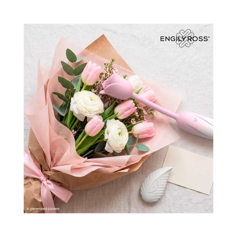 Florae Huevo Vibrador con Rosa Estimuladora
