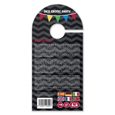 Juego 5 Dados Fiesta Erótica