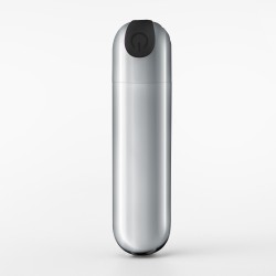 Imoan bala vibradora recargable plateada