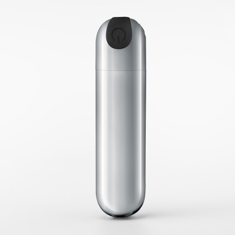 Imoan bala vibradora recargable plateada