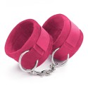 Esposas de Velcro Tough Love Con Cadena de 40cm Extra Rosa