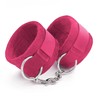 Esposas de Velcro Tough Love Con Cadena de 40cm Extra Rosa