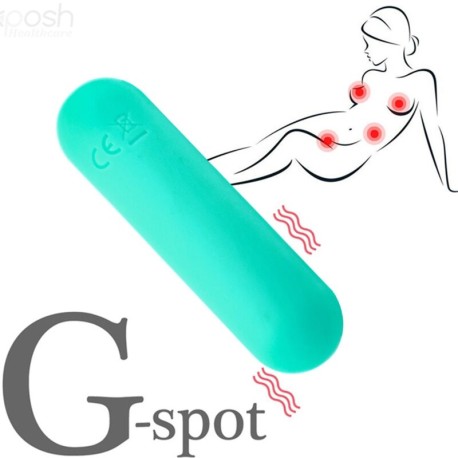 Splash Joline Bala Vibradora Silicona Control Remoto 10 Vibraciones 6,5 X 1,5 Cm Verde