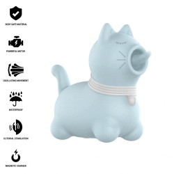 ESTIMULADOR PUPPY LENGUA ROTADORA 360º PARA CLÍTORIS AZUL