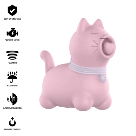 ESTIMULADOR PUPP LENGUA PULSACIÓN PARA CLÍTORIS ROSA