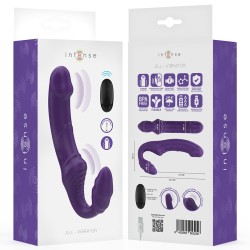 JILL VIBRADOR DOBLE 20 CM VIOLETA CONTROL REMOTO