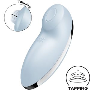SATISFYER - TAP & ESTIMULADOR AZUL